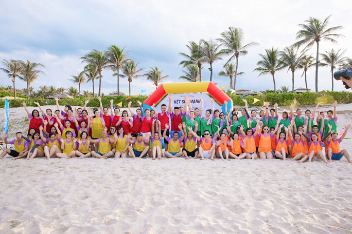 team building bãi biển