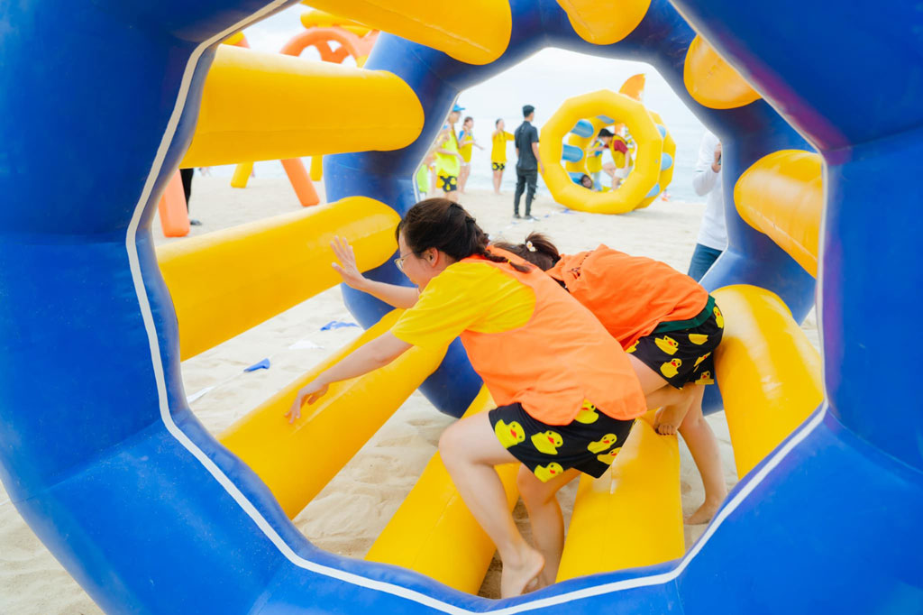 team building bãi biển
